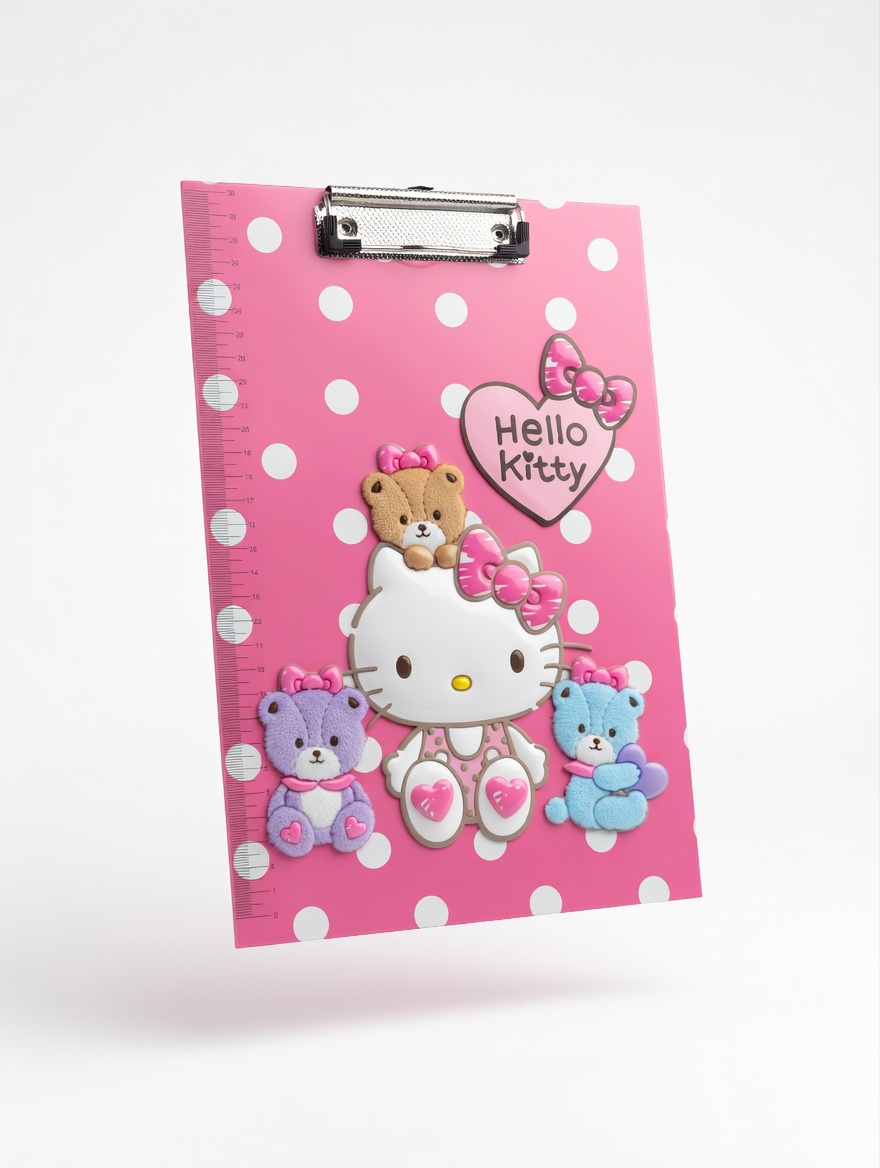 Porte-Documents avec Pince A4 – Motifs Enfants & Animés