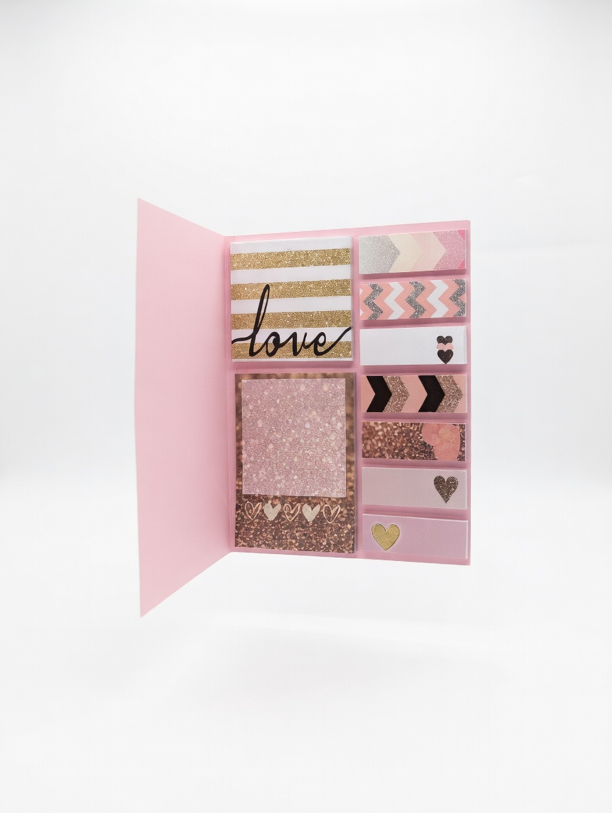 Post it Adhésifs (Sticky Notes) – Set de Marque-Pages et Post-it Design