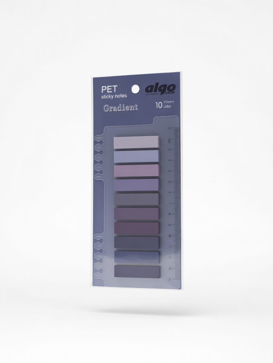 Post It  Gradient – Marque-pages Colorés PET