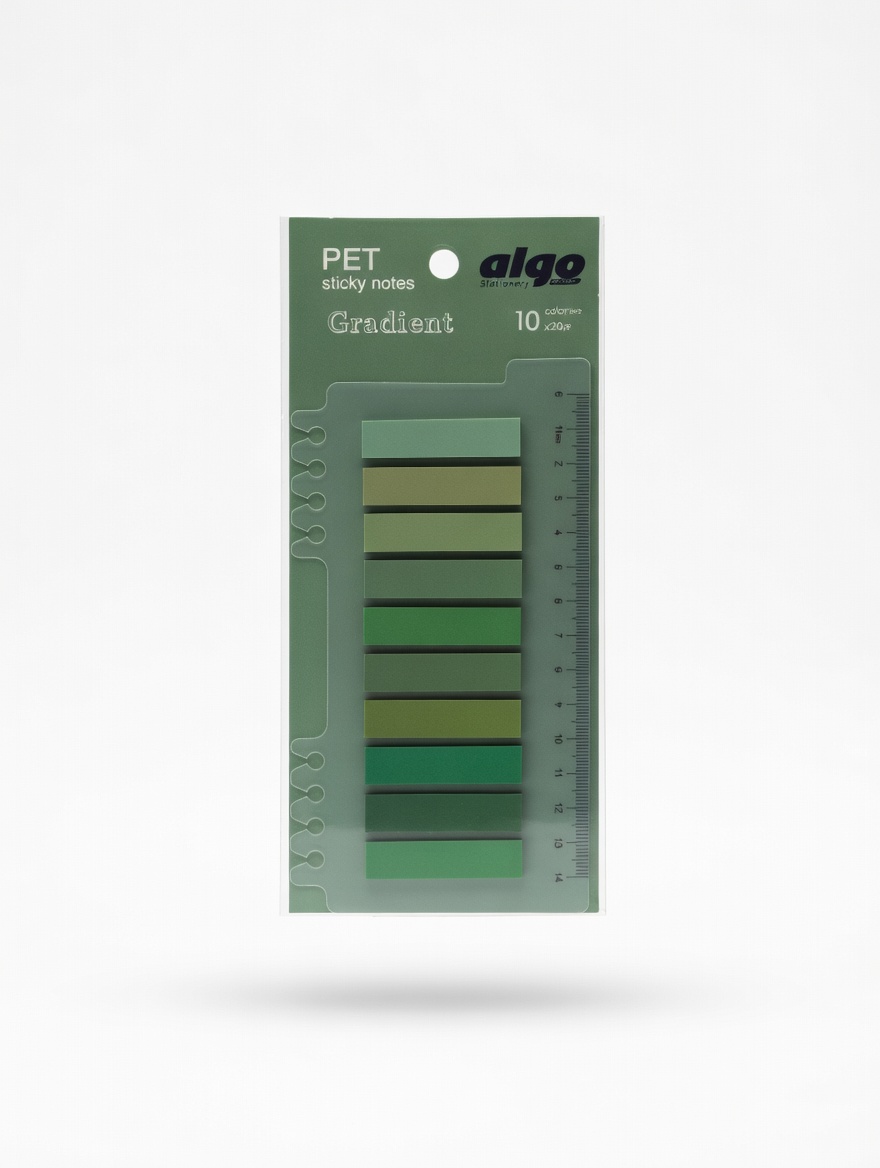 Post It  Gradient – Marque-pages Colorés PET
