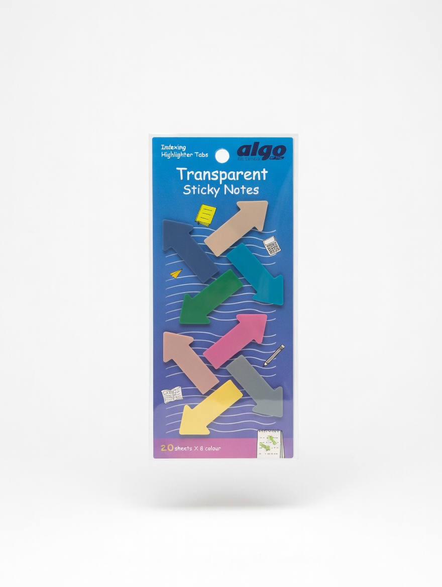 Post It  Flèches Transparentes – Marque-pages Colorés