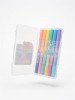 Surligneurs Double Pointe Plaid Faction – 12 Couleurs (6+6)