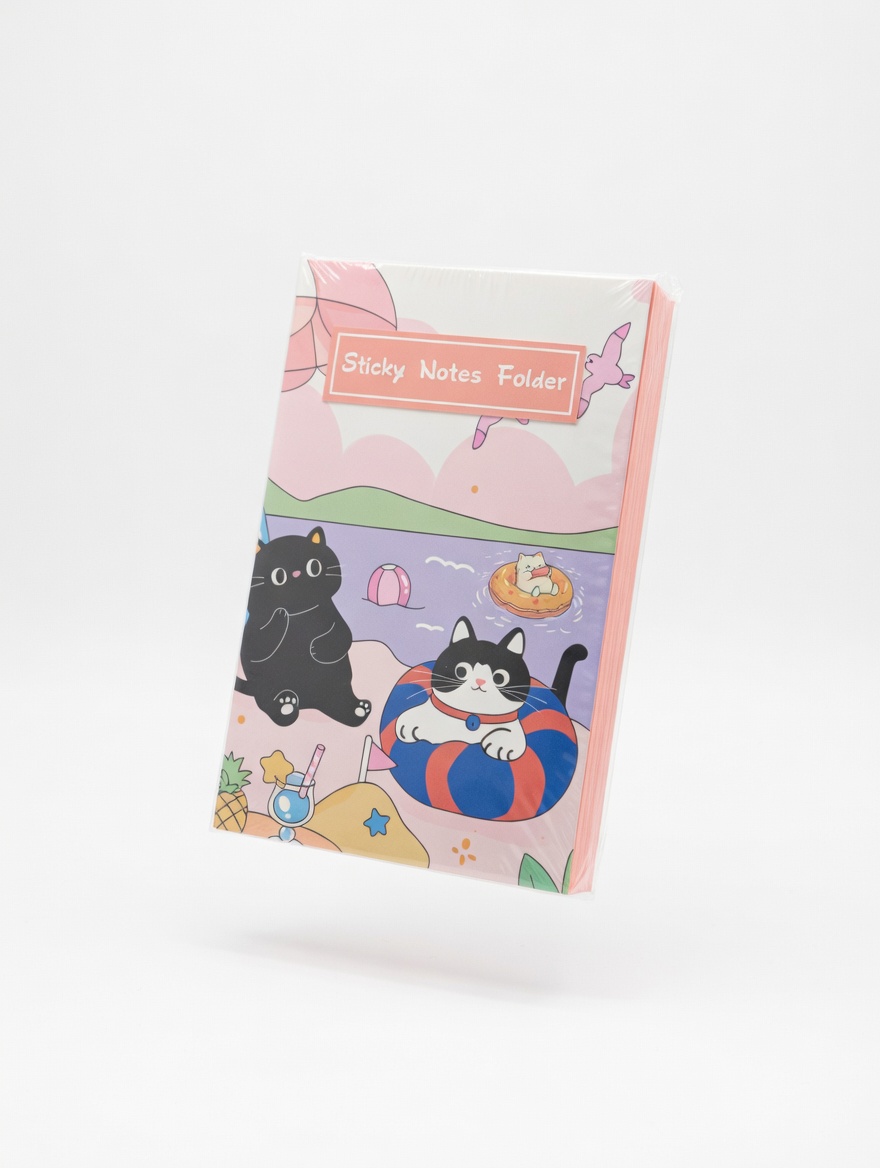 Post It  avec Pochette – Motifs Variés et Designs Originaux