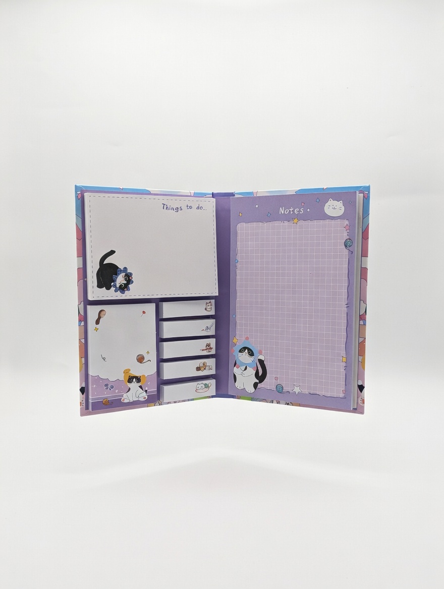 Post It  avec Pochette – Motifs Variés et Designs Originaux