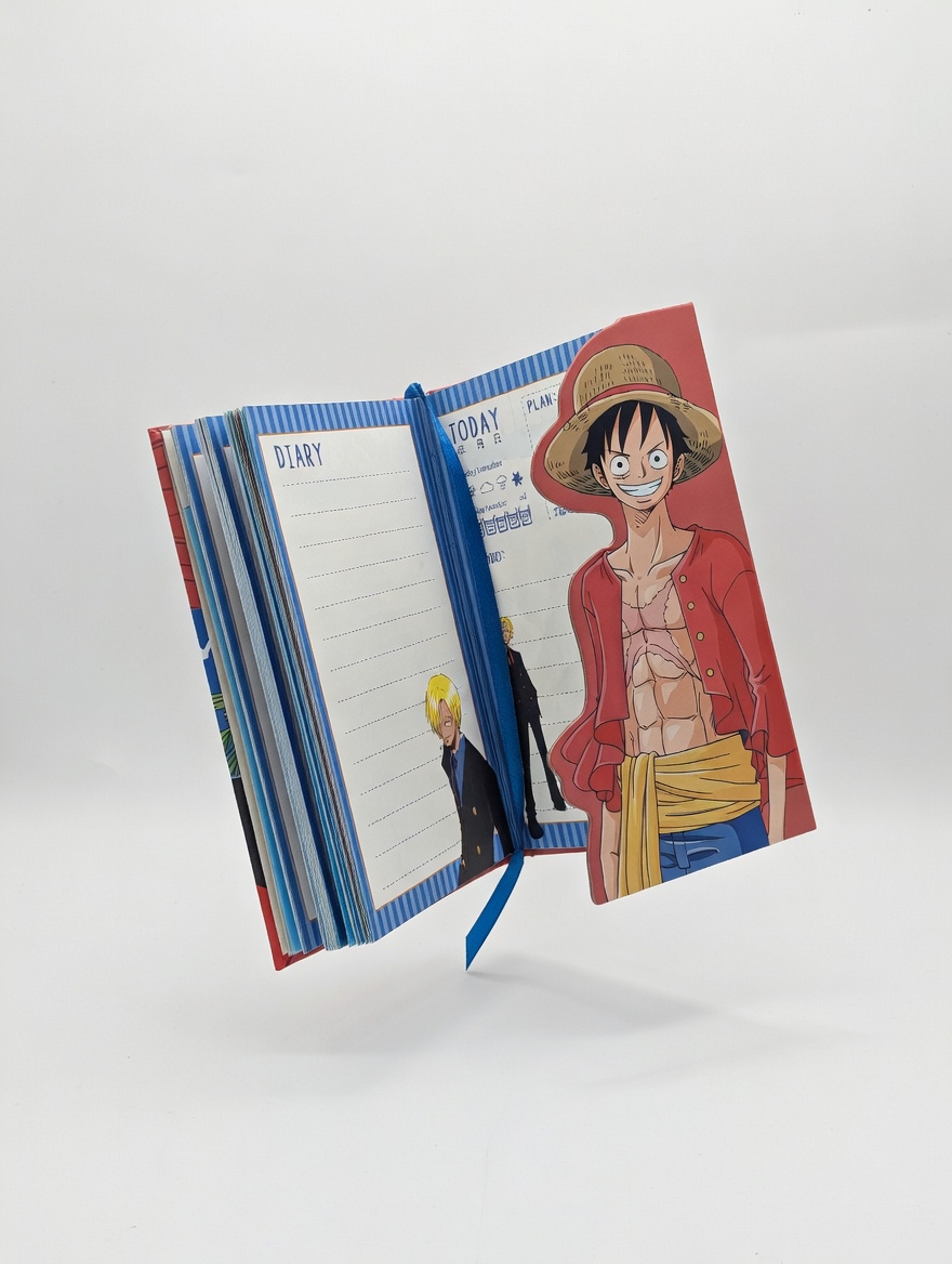 Carnet Notes & Planner – Design Anime & Kawaii (One Piece, Hello Kitty, Kuromi…)