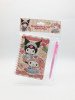 Mini Carnet Spiral + Stylo – Set Papeterie Kawaii & Dessins Animés