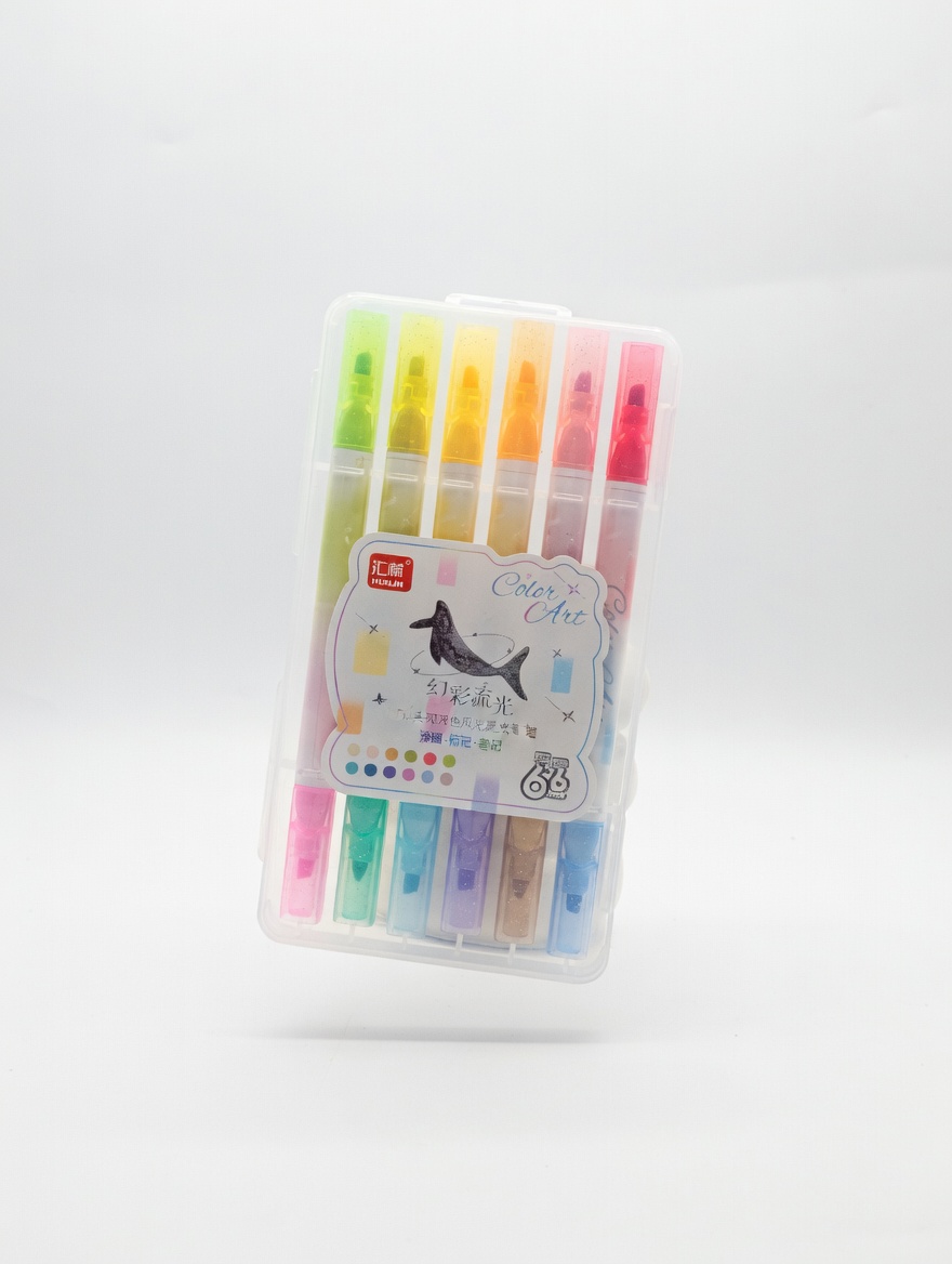 Set de Surligneurs Double Pointe Color Art – 12 Couleurs