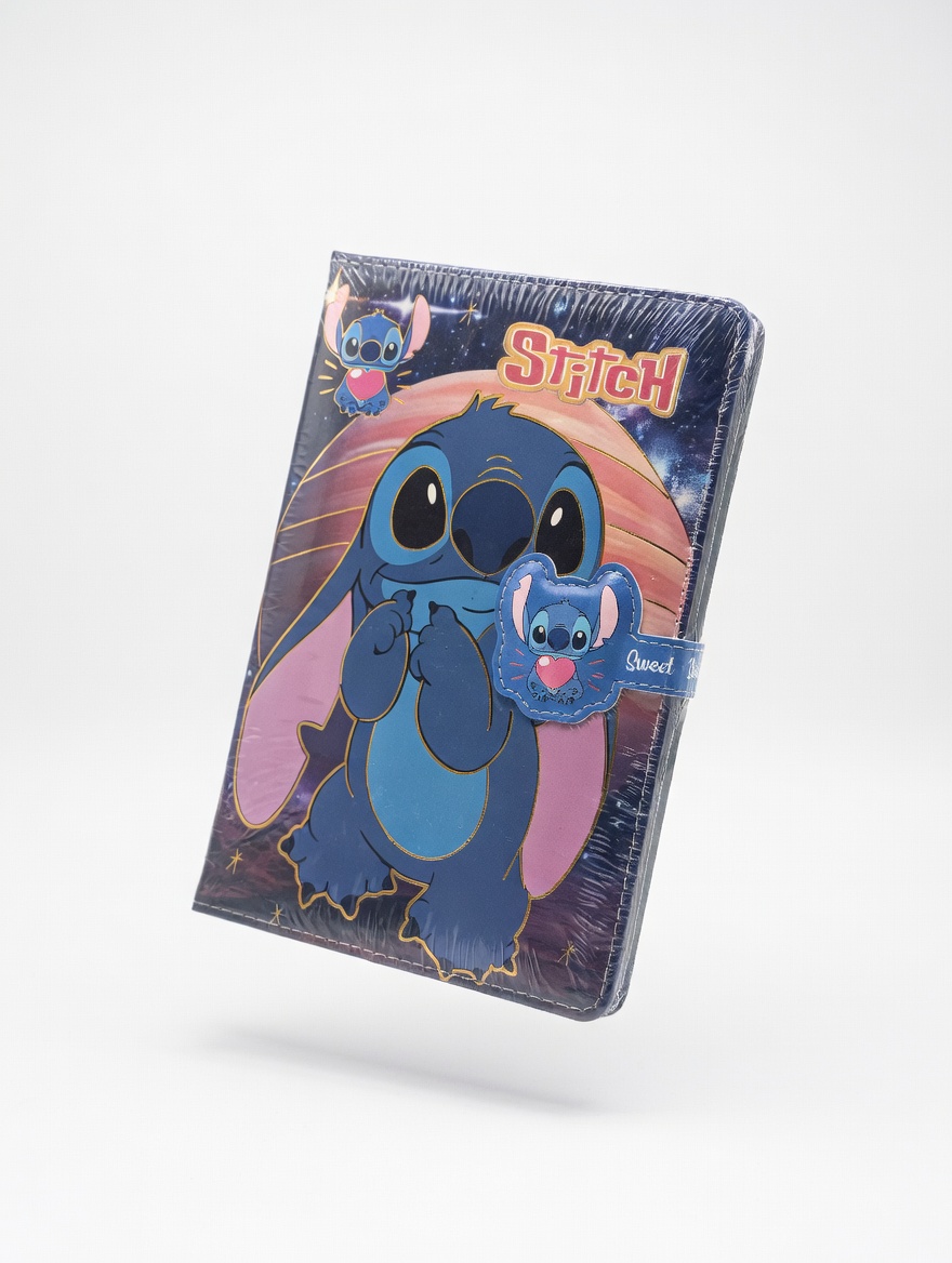 Carnet A5 Enfant avec Rabat – Hello Kitty, Stitch, Spiderman, Reine des Neiges