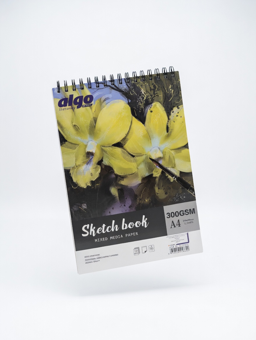 Carnet de Croquis A4 300GSM – Sketch Book Spirale Mixed Media