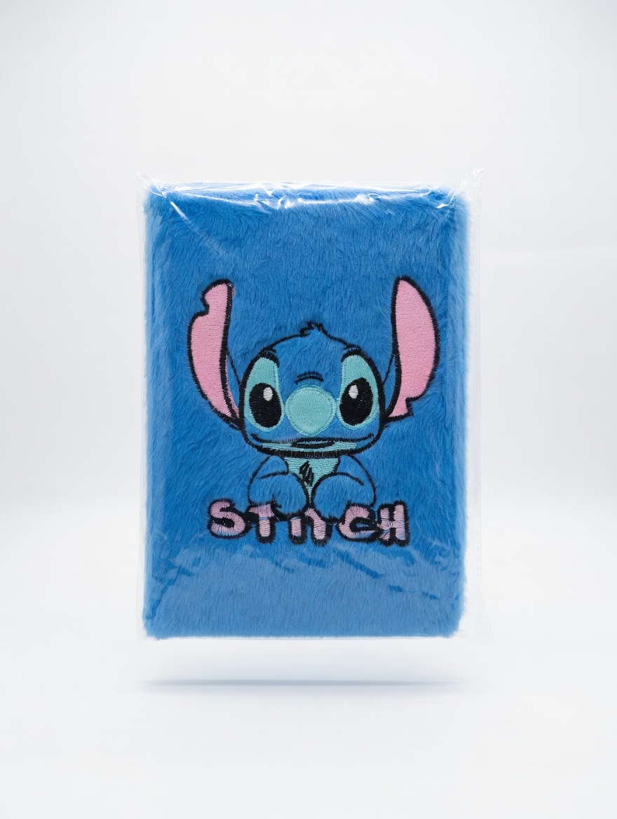 Carnet Peluche Fantaisie A5 – Modèles Stitch & Kuromi