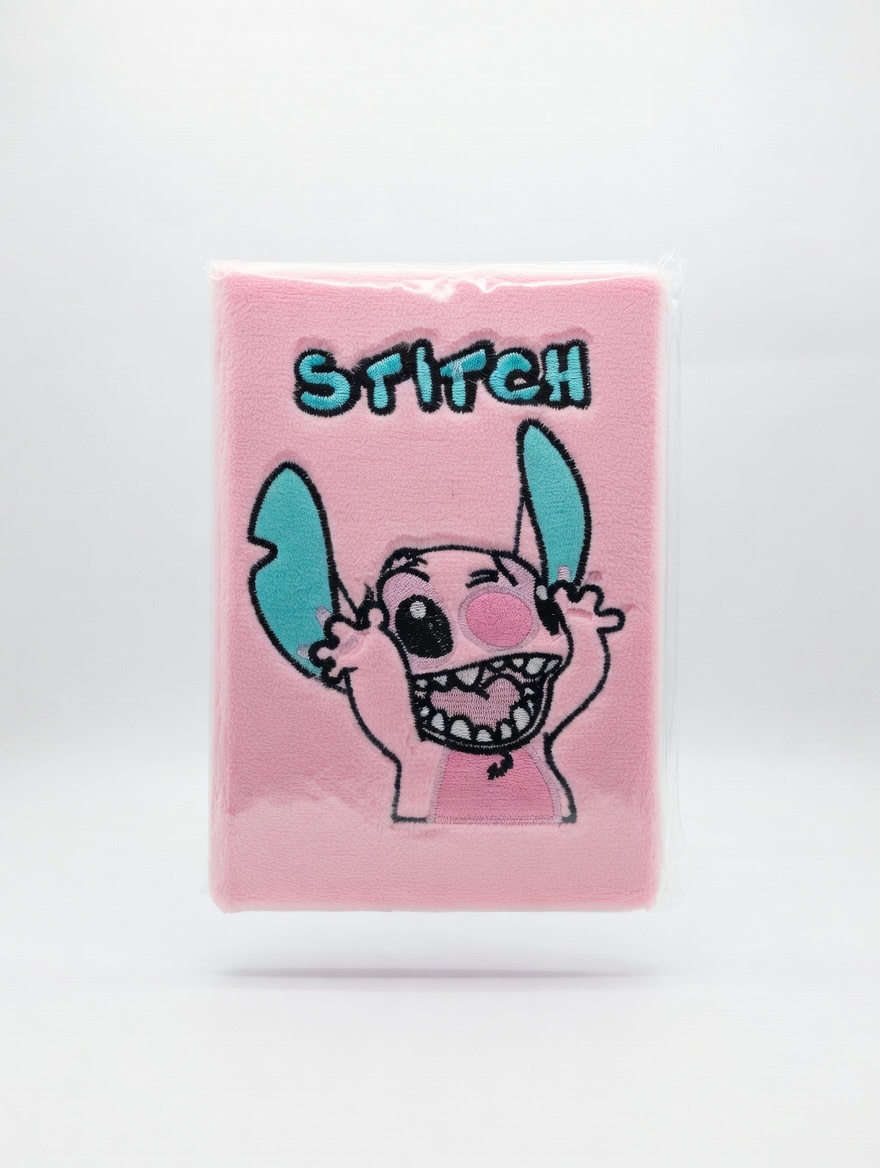Carnet Peluche Fantaisie A5 – Modèles Stitch & Kuromi