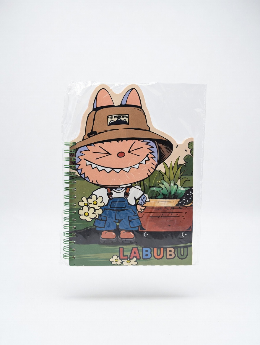 Carnet Spirale A5 Fantaisie – Modèles Cinnamoroll, Kuromi, Stitch & Labubu