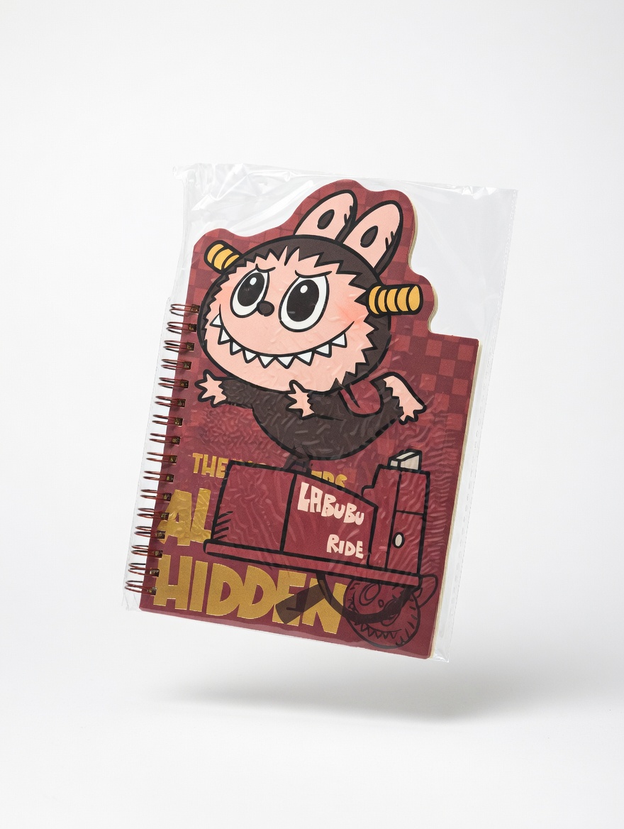 Carnet Spirale A5 Fantaisie – Modèles Cinnamoroll, Kuromi, Stitch & Labubu