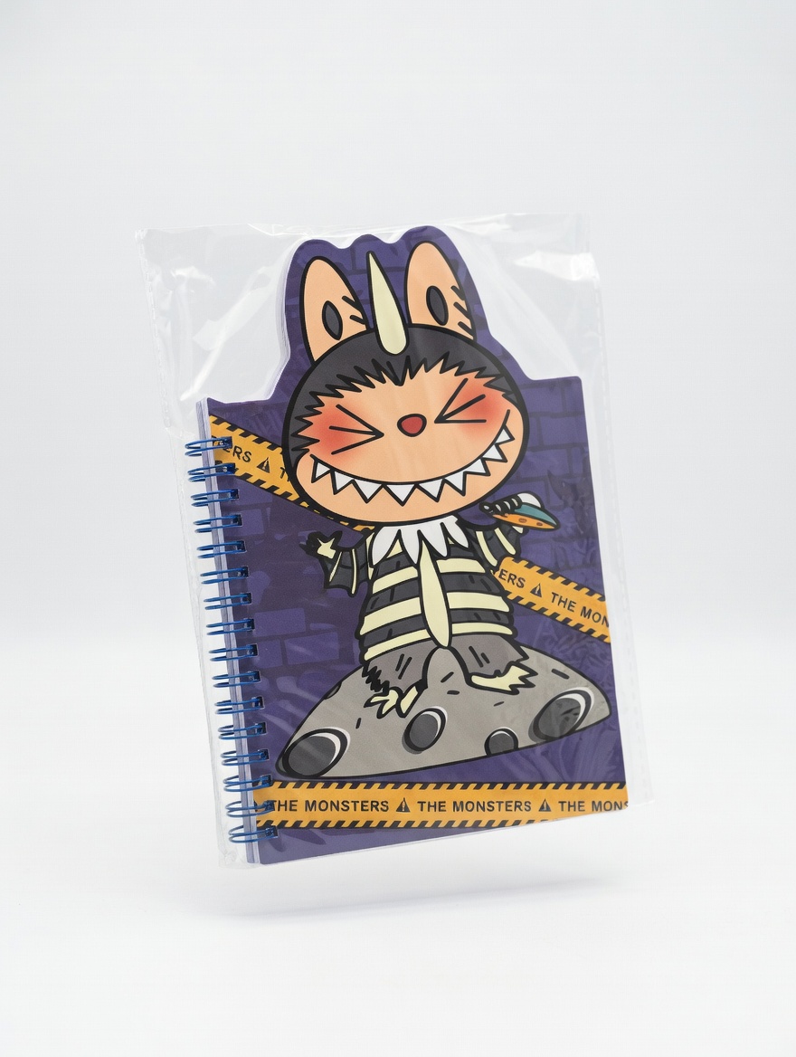 Carnet Spirale A5 Fantaisie – Modèles Cinnamoroll, Kuromi, Stitch & Labubu