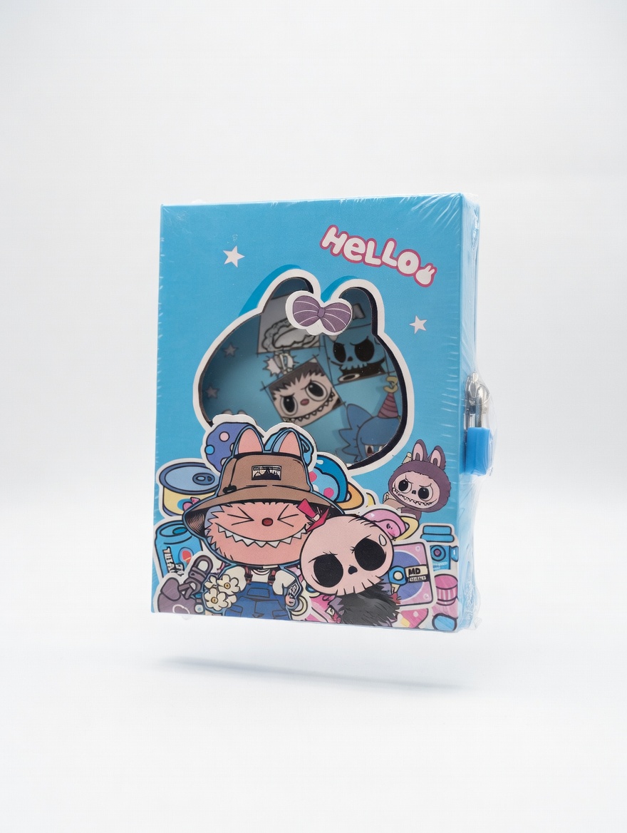 Carnet Secret Enfant avec Cadenas – Modèles Stitch, Frozen, Spiderman & Princesses