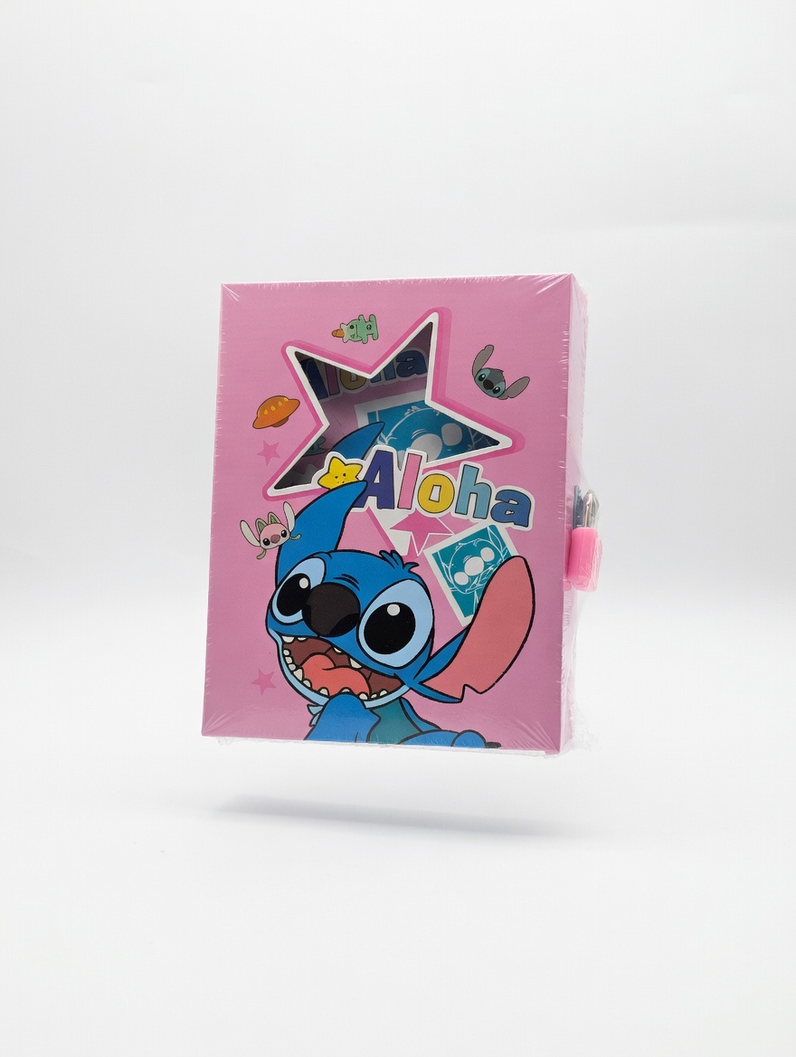 Carnet Secret Enfant avec Cadenas – Modèles Stitch, Frozen, Spiderman & Princesses