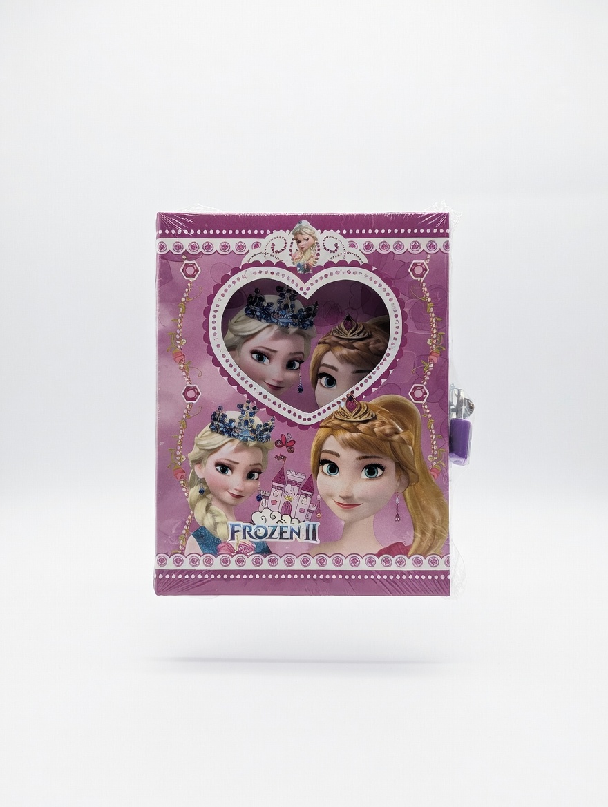 Carnet Secret Enfant avec Cadenas – Modèles Stitch, Frozen, Spiderman & Princesses