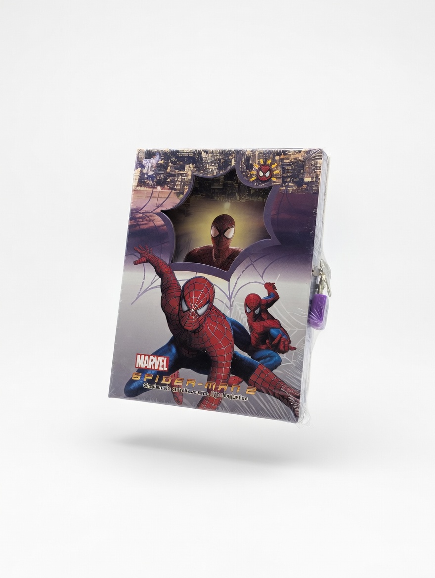 Carnet Secret Enfant avec Cadenas – Modèles Stitch, Frozen, Spiderman & Princesses