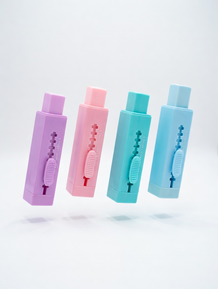 Gomme Rétractable Pastel – Gomme Push-Pull Pratique