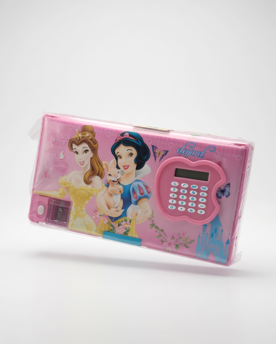 Trousse Rigide Double Compartiment Maxi avec Calculatrice