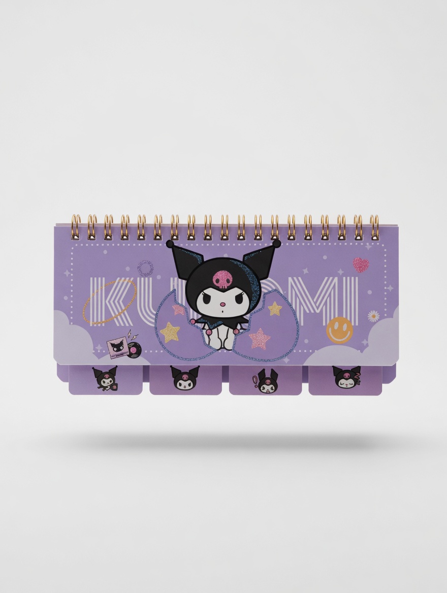 Mini carnets spirale - kawaii Kuromi & Stitch