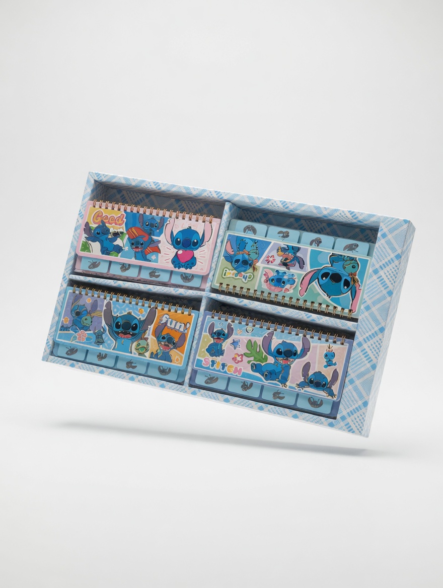 Mini carnets spirale - kawaii Kuromi & Stitch