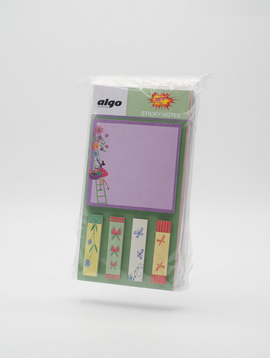 Post It  Algo Sticky Notes Lot 5 pièces - Design Kawaii