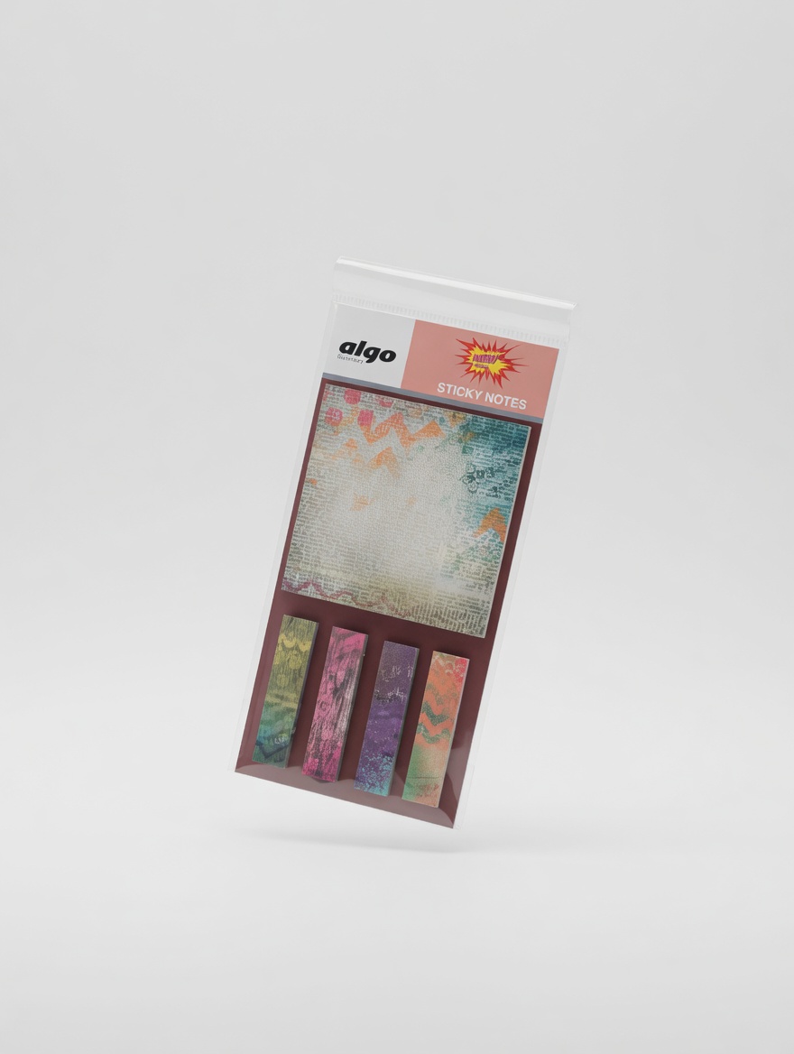 Post It  Algo Sticky Notes Lot 5 pièces - Design Kawaii
