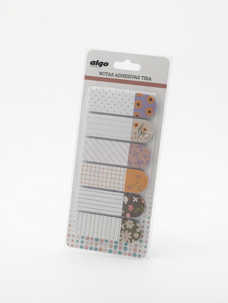 Post It  Tira Algo 6 Bandes - Motifs Fleuris