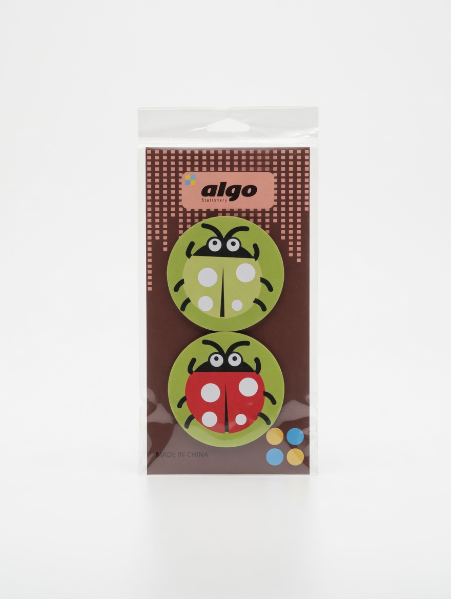 Post it Coccinelle Algo Lot de 2 - Design Kawaii