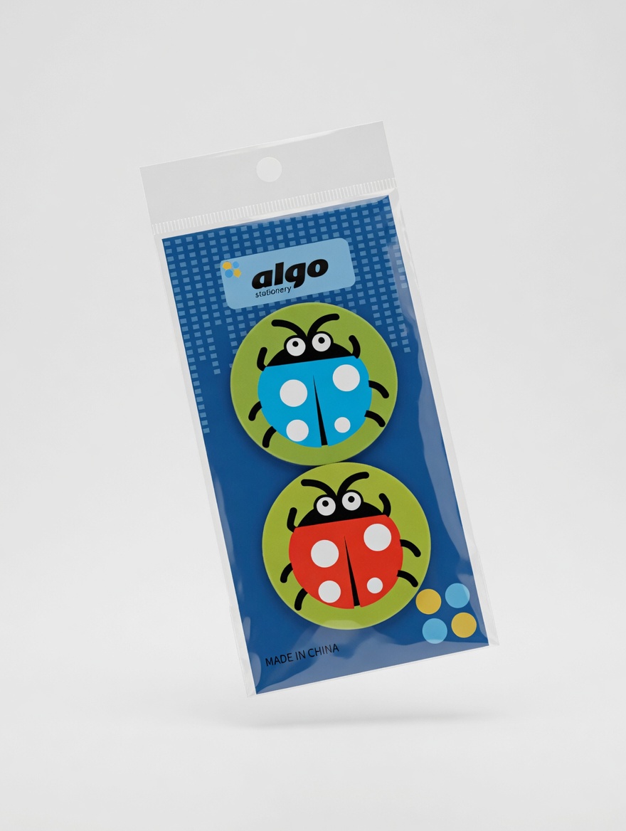 Post it Coccinelle Algo Lot de 2 - Design Kawaii