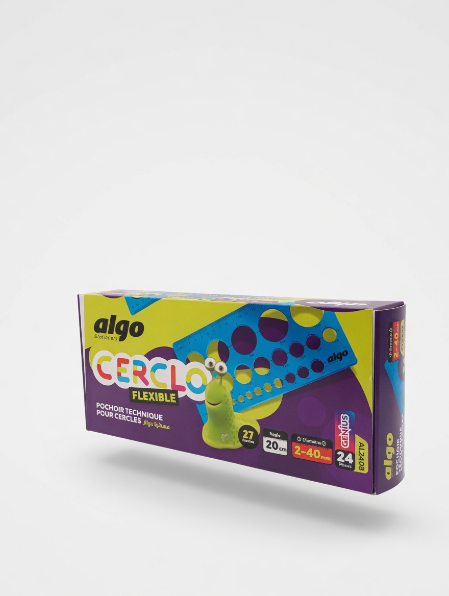 Pochoir technique pour cercles Algo Flexo – 20 cm
