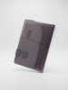 Carnet avec Poche + Élastique - Multi Couleurs (Rouge, Gris, Bleu, Violet)