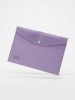 Pochette Documentaire Translucide avec Bouton