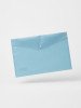 Pochette Documentaire Translucide avec Bouton - Bleue