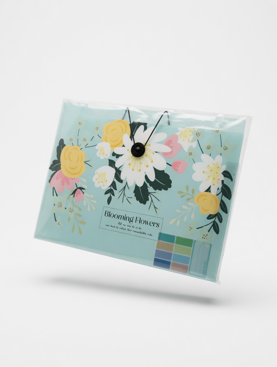 Pochette Blooming Flowers avec Anse - Motifs Floraux