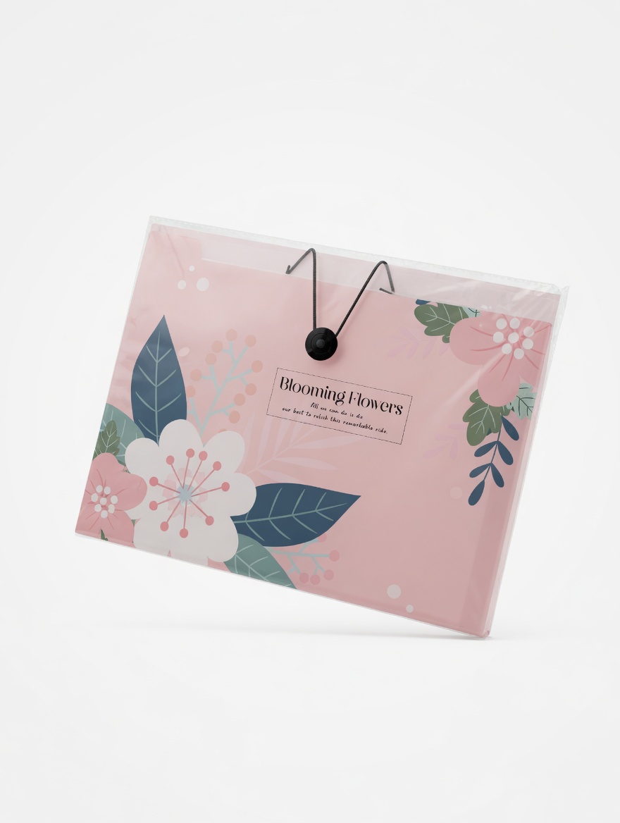 Pochette Blooming Flowers avec Anse - Motifs Floraux