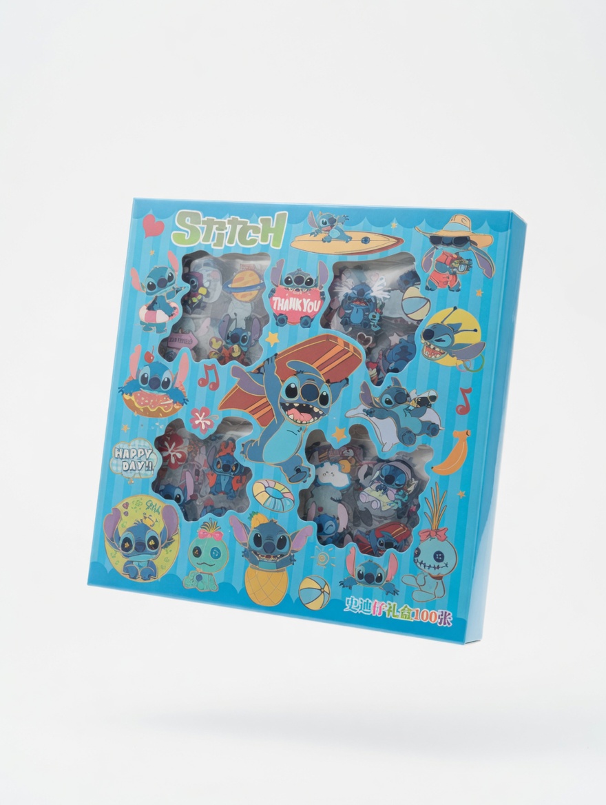Boîte Stickers Sanrio My Melody & Kuromi 100 Pièces