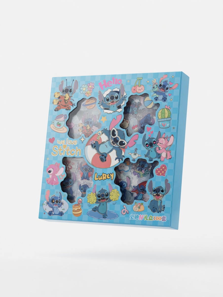 Boîte Stickers Sanrio My Melody & Kuromi 100 Pièces