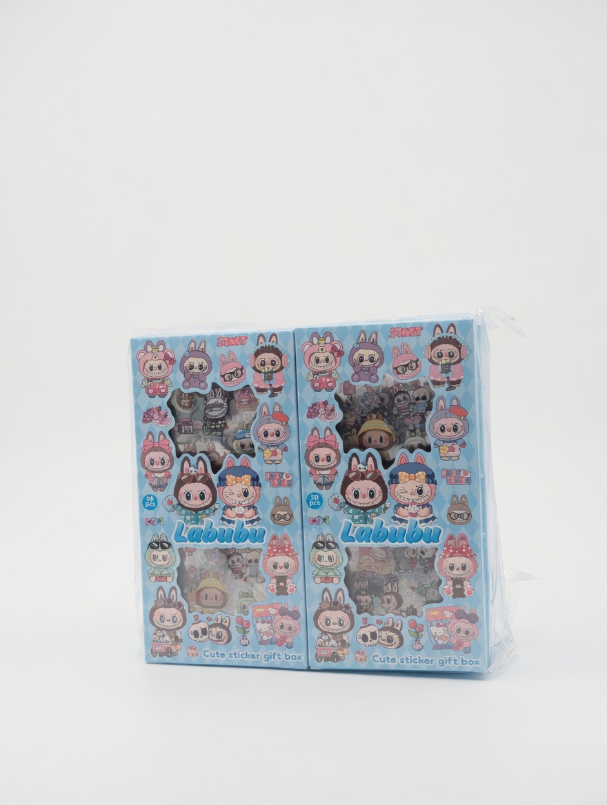 Boîte Stickers Labubu Stitch Sanrio 50 Pièces Kawaii