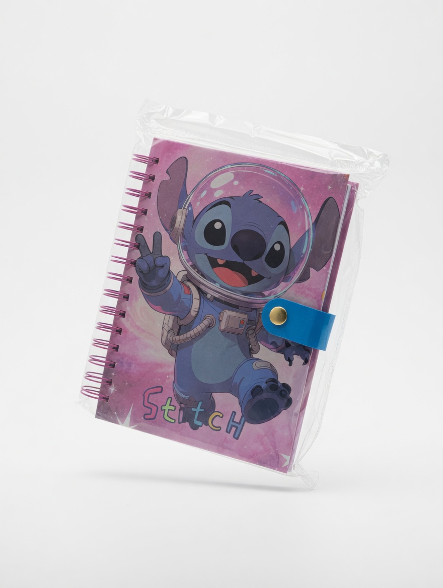 Carnet Spirale Kawaii Stitch Kuromi Dreamy avec Fermoir
