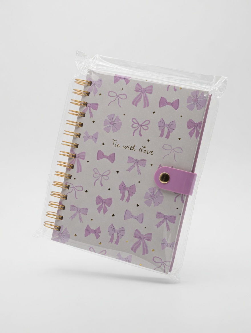 Carnet Spirale Kawaii Stitch Kuromi Dreamy avec Fermoir