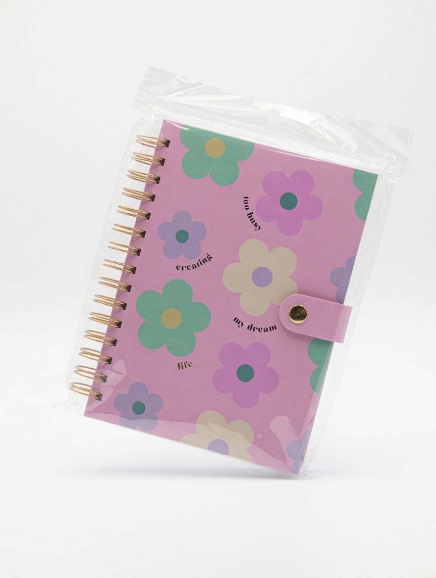 Carnet Spirale Kawaii Stitch Kuromi Dreamy avec Fermoir