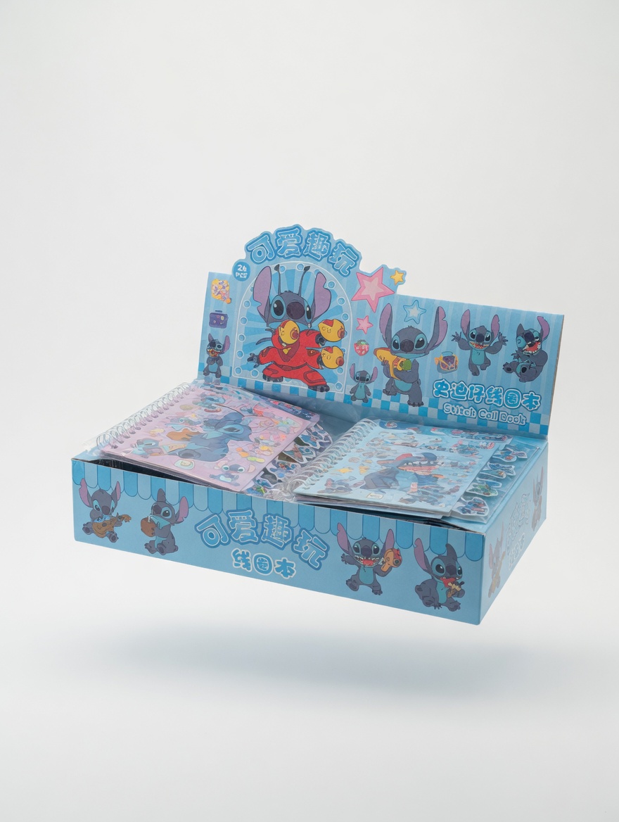 Carnet Spirale Kawaii Stickers My Melody Labubu Stitch
