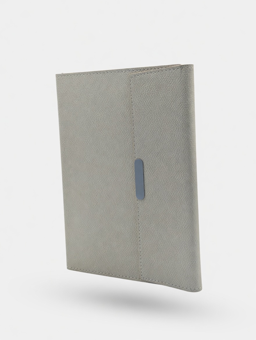 Carnet A5 Cuir Vegan Languette Verticale Multicolore