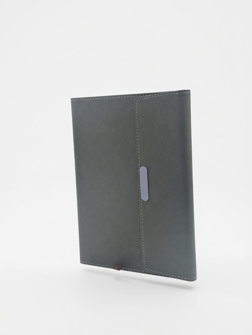 Carnet A5 Cuir Vegan Languette Verticale Multicolore