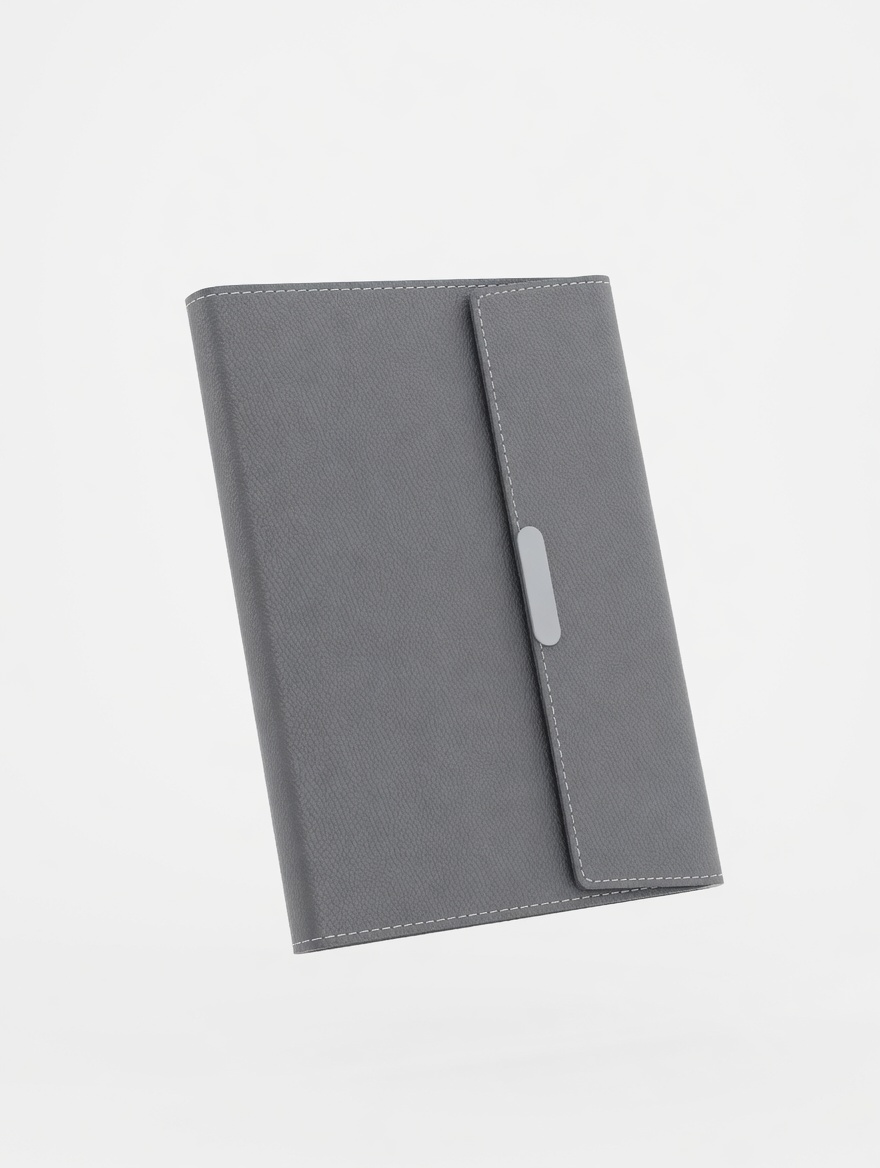 Carnet A5 Cuir Vegan Languette Verticale Multicolore