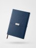 Carnet A5 Cuir Vegan Bande Élastique Fermeture Métal