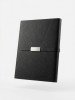 Carnet A5 Cuir Vegan Bande Élastique Fermeture Métal