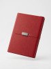 Carnet A5 Cuir Vegan Bande Élastique Fermeture Métal